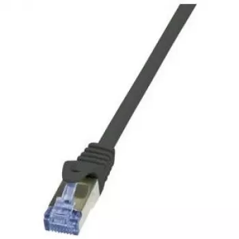 Tinklo kabelis LogiLink Cat6a S/FTP RJ-45 3 m juodas