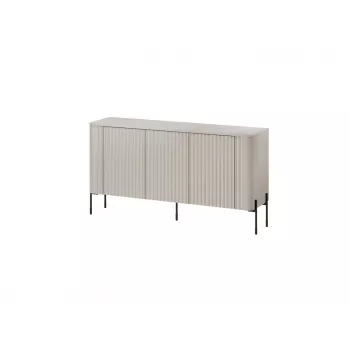 Komoda cama meble VERA 150x40x80 cm, kašmyro matinis, medžio drožlių plokštė, 16 mm korpusas