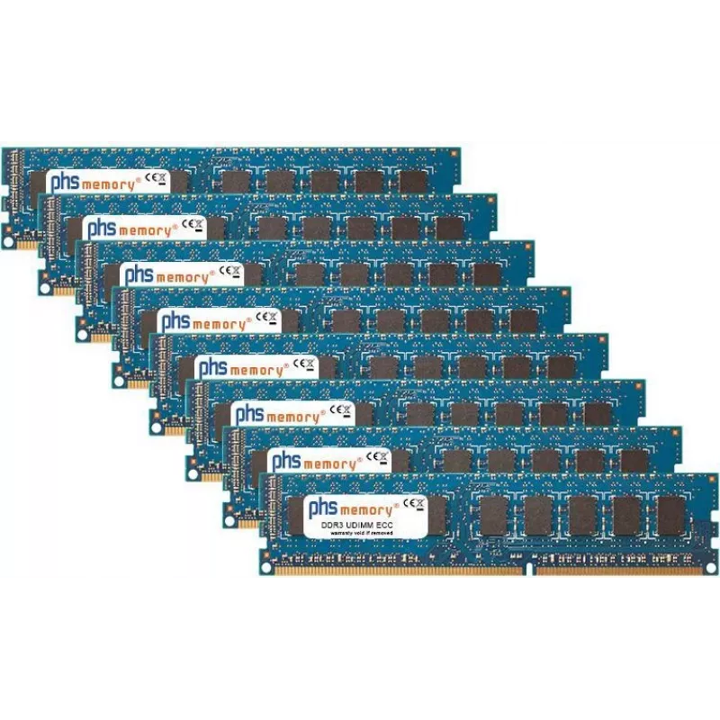 PHS-memory 64GB (8x8GB) rinkinys RAM atmintis Apple MacPro5,1 DDR3 UDIMM ECC 1066MHz (SP125173)
