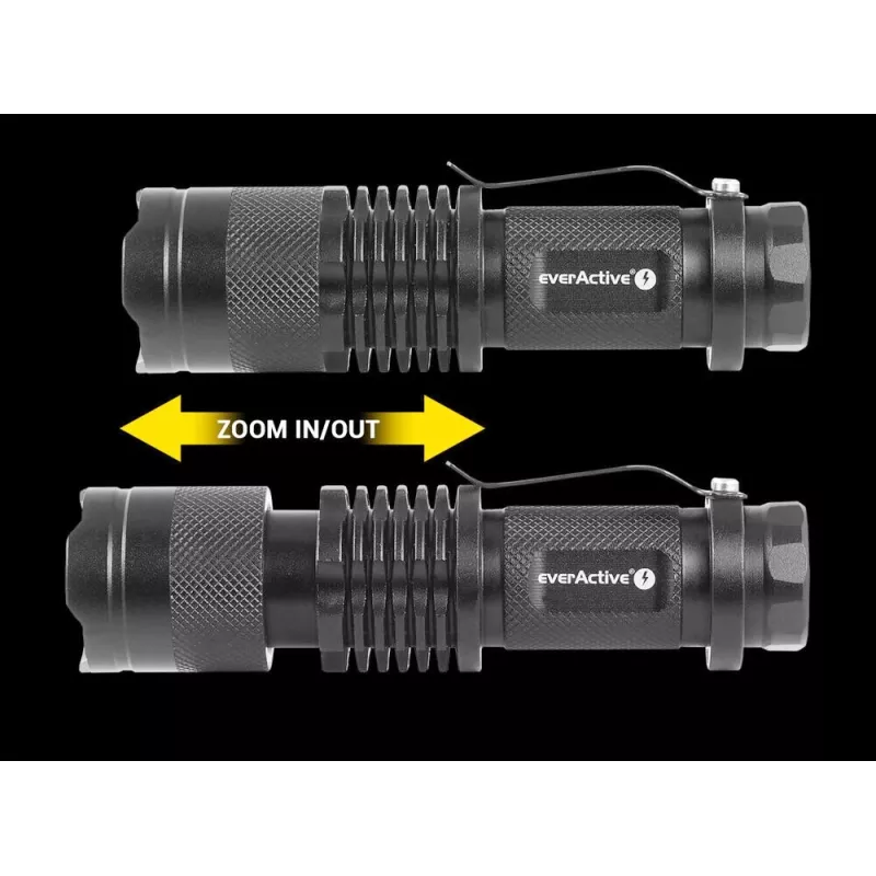 LED rankinis žibintuvėlis everActive FL-180 Bullet su CREE XP-E2 LED