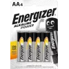 Vienkartinė šarminė AA baterija Energizer Classic 1.5V LR6 — 4 vnt., 50,5×14,5 mm, 23 g
