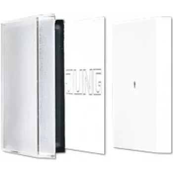 Jung LS 990 NAGL, balta, moduliniams svirtiniams jungikliams