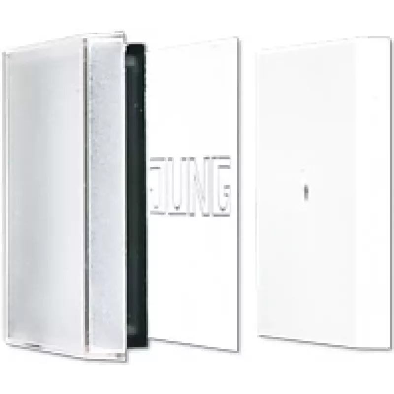 Jung LS 990 NAGL, balta, moduliniams svirtiniams jungikliams