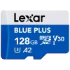 „Lexar BLUE PLUS“ 128 GB „MicroSDXC“ atminties kortelė, UHS‑I U3 V30, 170 MB/s