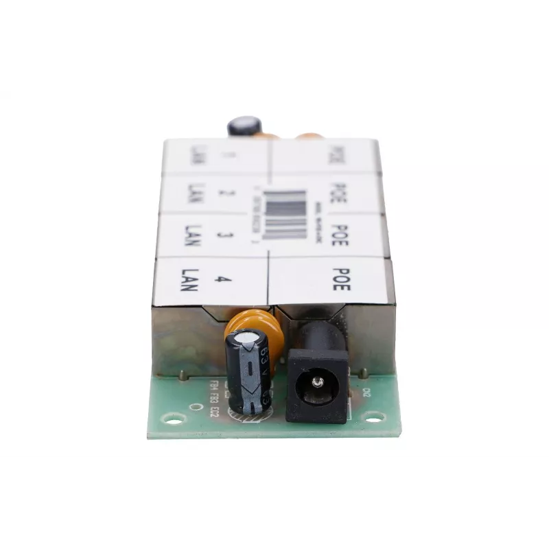 PoE injektorius Extralink 4 prievadų 4x 100Mb/s RJ45, Fast Ethernet, 48 V, be korpuso