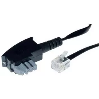 telefono kabelis ShiverPeaks BS70120-6/2 10 m Juodas