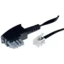 telefono kabelis ShiverPeaks BS70120-6/2 10 m Juodas