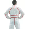 Apsauginis kostiumas 3M 4565, dydis XXL, baltas su raudonais akcentais