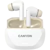 Ausinės CANYON HEXAGON 7 TWS ANC+ENC belaidis įkrovimas baltos smėlio spalvos