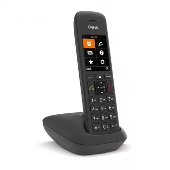 Gigaset C575 Analoginis/DECT telefonas su skambučio numerio atpažinimu Juodas