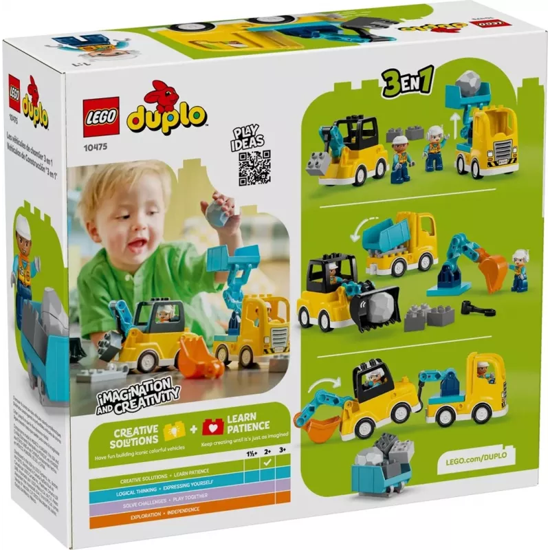 LEGO DUPLO 10475 3 viename statybinės transporto priemonės