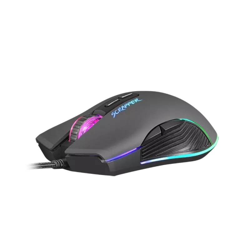 FURY Scrapper pelė Žaidimų Abiem rankoms tinkama USB Type-A Optinė 6400 DPI