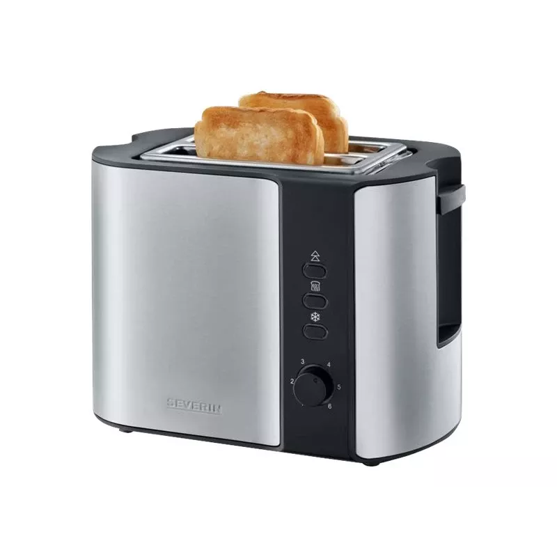 Severin 2589 2 riekelėms 800 W Juoda, nerūdijantis plienas