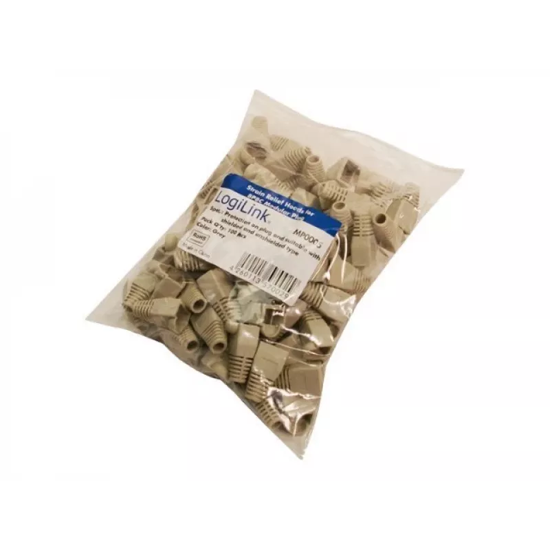 Kabelio apkaba LOGILINK MP0005 RJ-45 jungtims, pilka