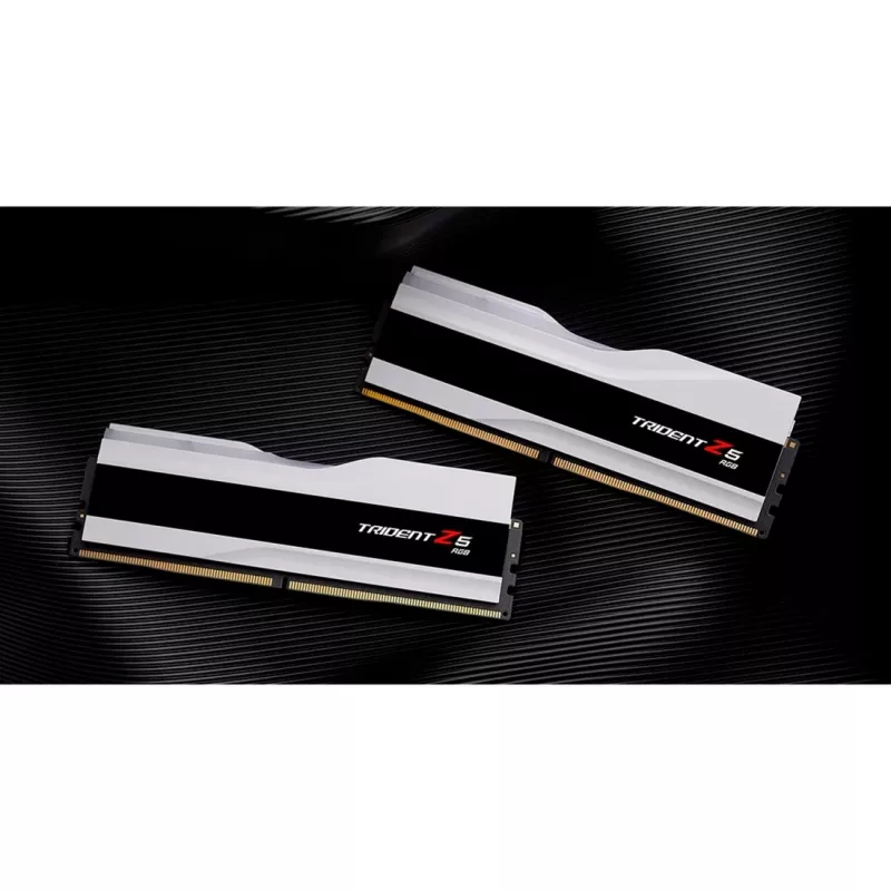 DIMM 48 GB DDR5-8400 (2x 24 GB) Dual-Kit, Atmintis Balta, F5-8400J4052G24GX2-TZ5RW, Trident Z5 RGB, INTEL XMP