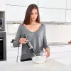 Panardinamas blenderis Juoda & Decker BXHBA1500E — 1500 W rankinis blenderis su nerūdijančio plieno kotu, 20 greičių, smulkintuvu, plaktuvėliu, pulsiniu režimu