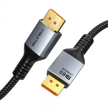 CABLETIME DisplayPort į DisplayPort kabelis 16K 2.1, 2 m