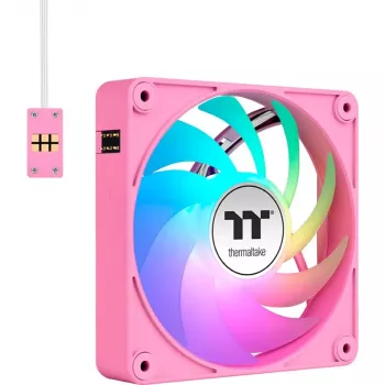 Thermaltake CT120 EX ARGB 120mm rožinės spalvos 3 ventiliatorių rinkinys korpusui