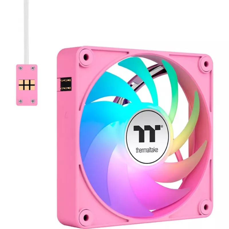 Thermaltake CT120 EX ARGB 120mm rožinės spalvos 3 ventiliatorių rinkinys korpusui