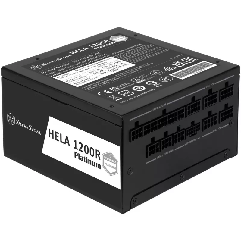 e HELA 1200R Platinum - maitinimo blokas - Cybenetics Platinum PCIe 5.0 visiškai modulinis (SST-HA1200R-PM)