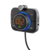 FM siųstuvas SAVIO TR-14 Bluetooth USB, FM 87,6–107,9 MHz, MicroSD, USB-C, 12 V automobilio maitinimas