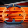 Sim lenktynių vairo apvadas Asetek SimSports GT Rim Closed D oda oranžinė