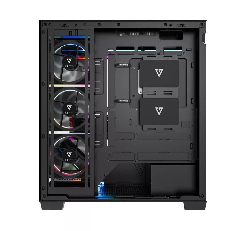 Modecom Volcano Stellar Plus ARGB Midi 8F Juoda