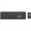 “Logitech MK950 Signature plonas” klaviatūra su pele, biuro RF belaidė + Bluetooth, QWERTY US International, grafito spalvos