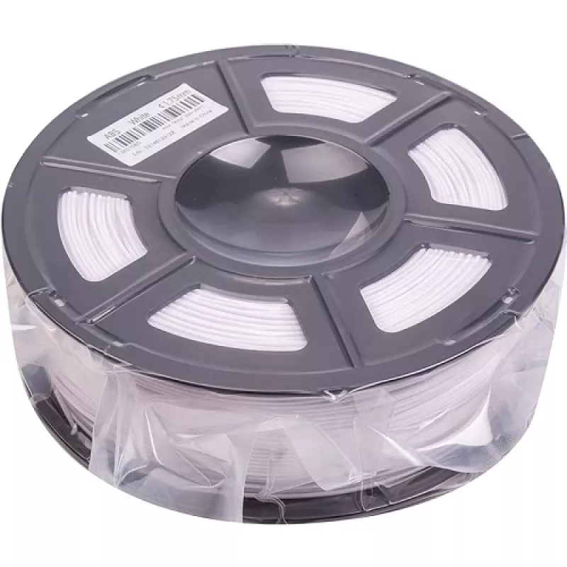 3D spausdinimo siūlas ABS, 1,75 mm, 1 kg, baltas