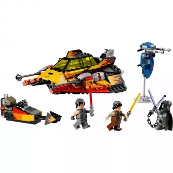LEGO Star Wars Flame Speeder 75414 sniego transporto priemonės rinkinys — 349 dalys, 3 minifigūrėlės, amžius 7+