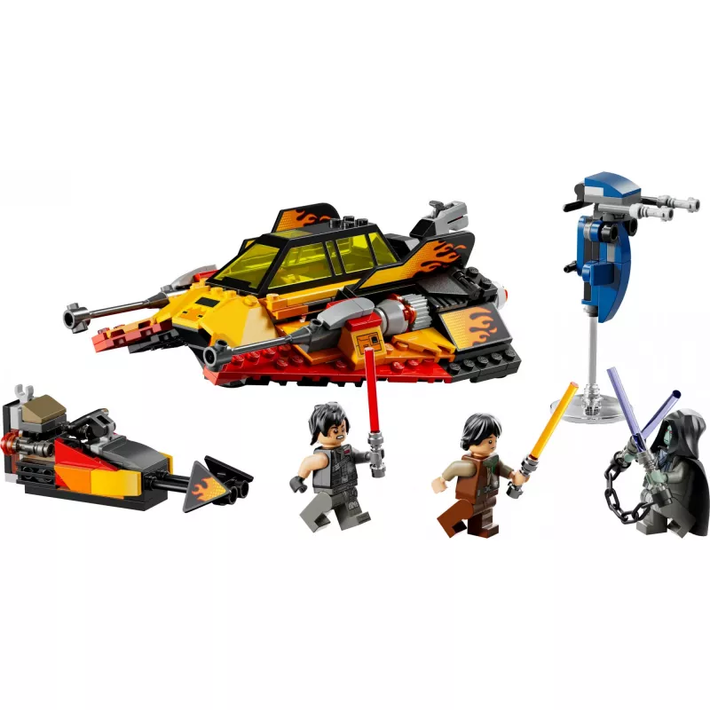 LEGO Star Wars Flame Speeder 75414 sniego transporto priemonės rinkinys — 349 dalys, 3 minifigūrėlės, amžius 7+