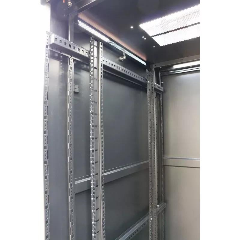 Laisvai stovintis stovas Extralink Rackmount spintelė 42U 600x800 Juoda