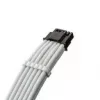 CableMod C-Series Pro ModMesh 16‑Pin to 4×8‑Pin Sleeved kabelis for Corsair Type 3/4 PSUs, 60 cm, White