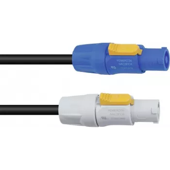 PowerCon kabelis PSSO 3023503K 3x1,5 mm 1 m — maitinimo jungčių kabelis garso ir vaizdo įrangai