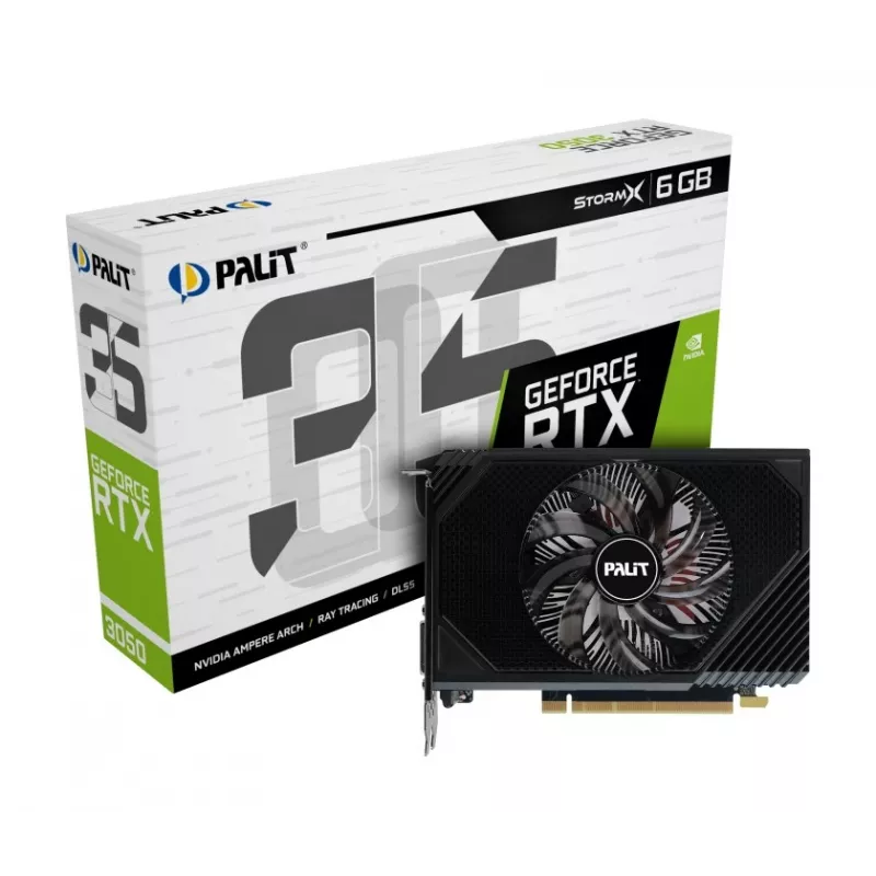 Palit GeForce RTX 3050 StormX 6GB GDDR6 vaizdo plokštė