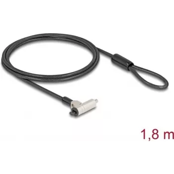 kabelis Lock Navilock 20931 Juoda Sidabrinė 1.8m 4.5mm