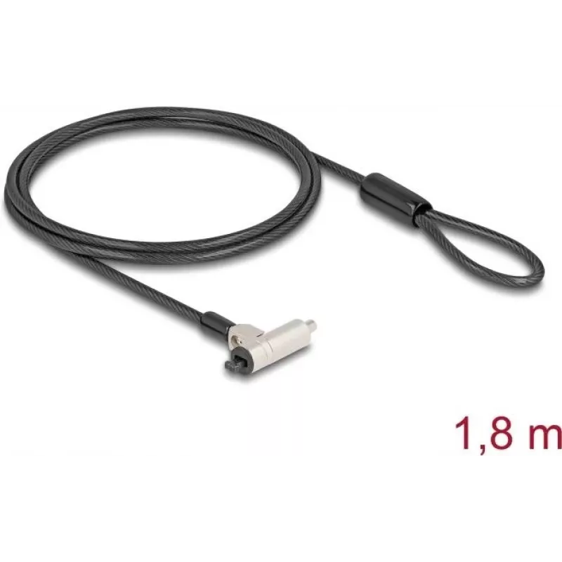 kabelis Lock Navilock 20931 Juoda Sidabrinė 1.8m 4.5mm