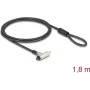 kabelis Lock Navilock 20931 Juoda Sidabrinė 1.8m 4.5mm