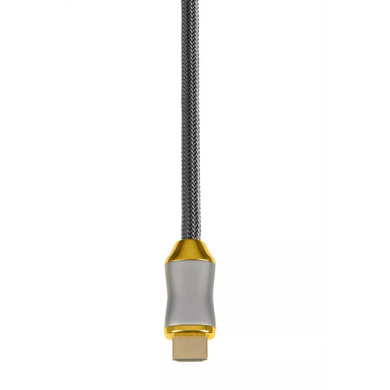 HDMI laidas IBOX HD08 2 m, HDMI A tipo kištukas–kištukas, HDMI 2.1, sidabrinis