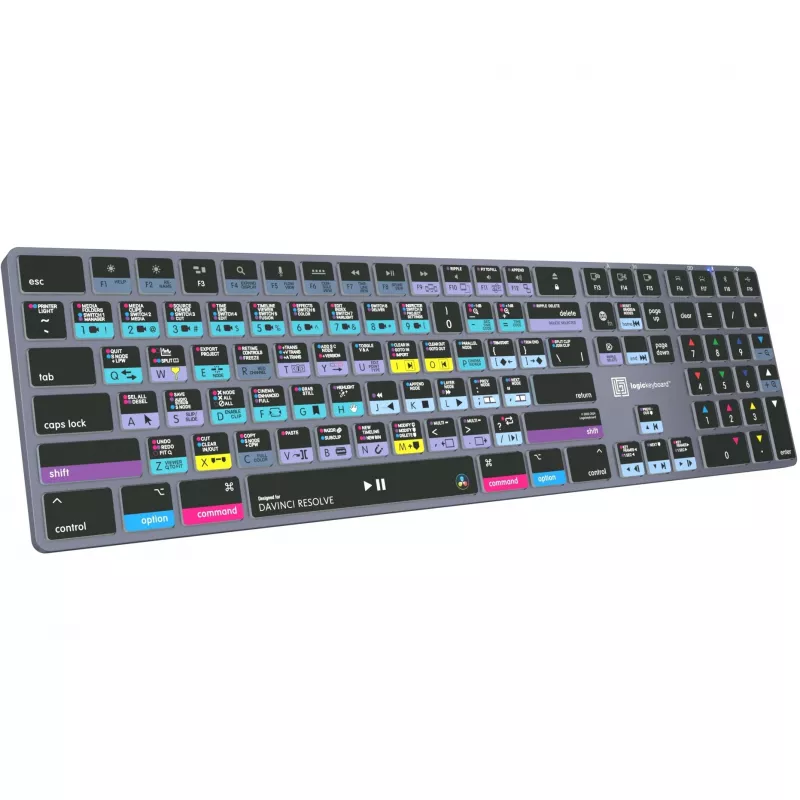Logickeyboard LKB-RESB-TM-UK Office Bluetooth QWERTY klaviatūra pilka, titano spalvos