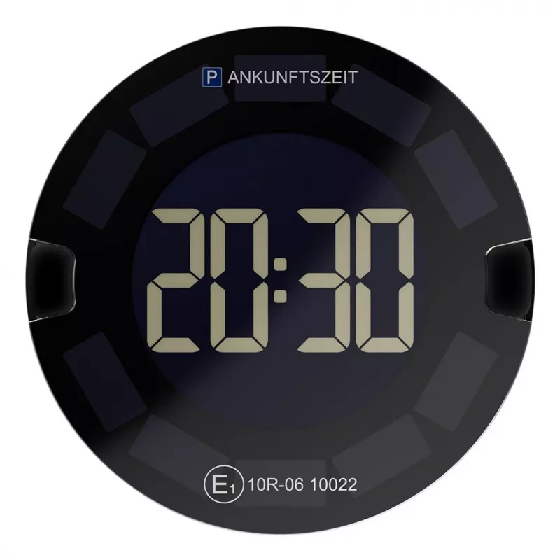 Elektroninis parkavimo diskas OOONO P-Disc No3 juodas, liečiamas valdymas