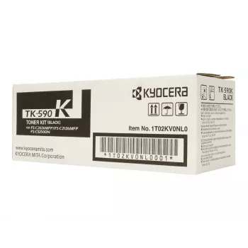 KYOCERA TK-590K dažų miltelių kasetė 1 vnt. Originali juoda