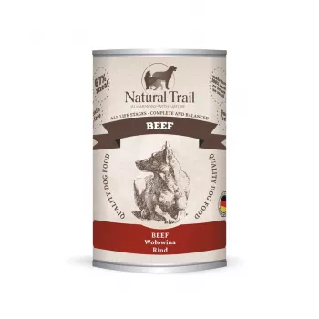 NATURAL TRAIL Jautiena – šlapias šunų ėdalas – 400 g