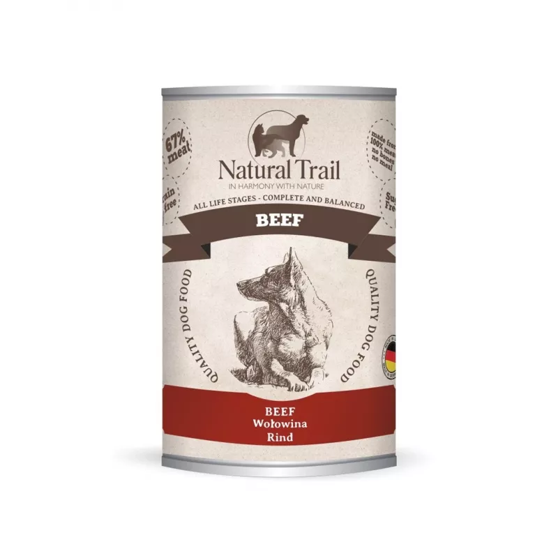NATURAL TRAIL Jautiena – šlapias šunų ėdalas – 400 g