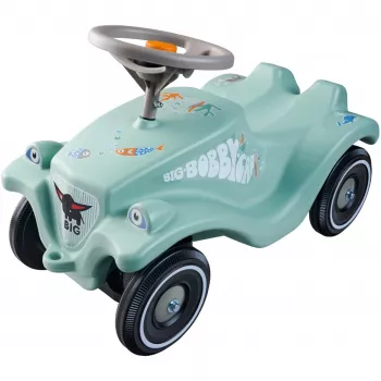 Važiuojamas žaislinis automobilis Simba‑Dickie Bobby Car Classic Green Sea modelis 800056141, žema sėdynė, tvirtas plastikas