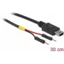 USB laidas DeLOCK 85414 Mini-USB B 0,3 m Juodas