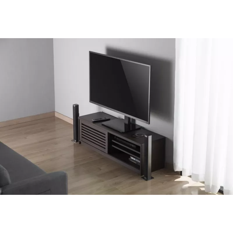 Gembird TVS-D55S-01 stalinis TV stovas (pasukamas), 23 - 55, juodas