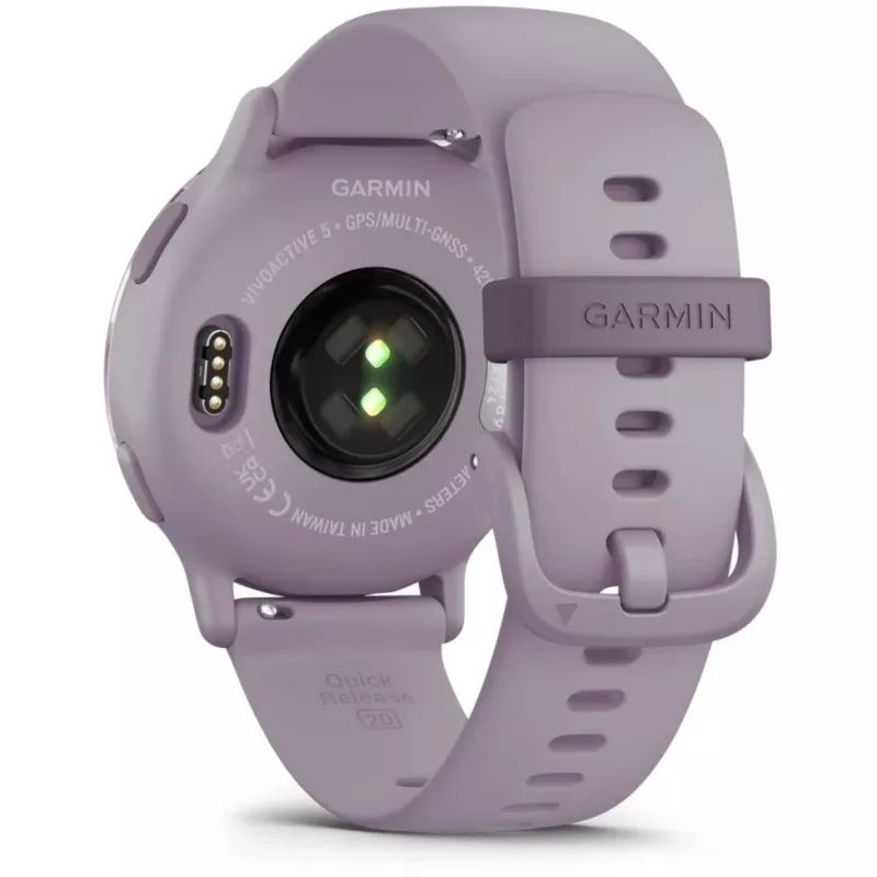 Garmin Vivoactive 5 3,05 cm (1,2) AMOLED skaitmeninis 390 x 390 pikselių jutiklinis ekranas violetinis Wi-Fi GPS (palydovinis)