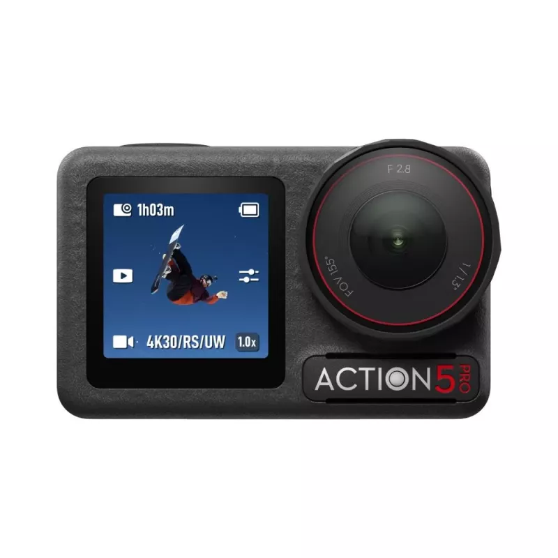 DJI Osmo Action 5 Pro veiksmo sporto kamera 40 MP 4K Ultra HD CMOS 25,4 / 1,3 mm (1 / 1,3) Wi-Fi 146 g