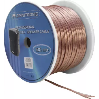 Garsiakalbio kabelis Omnitronic 30300611, 2x2.5 mm², 100 m ritinys